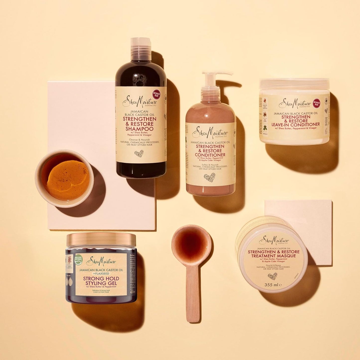 SheaMoisture Jamaican Black Castor Oil Strong Hold Styling Gel 431 ml