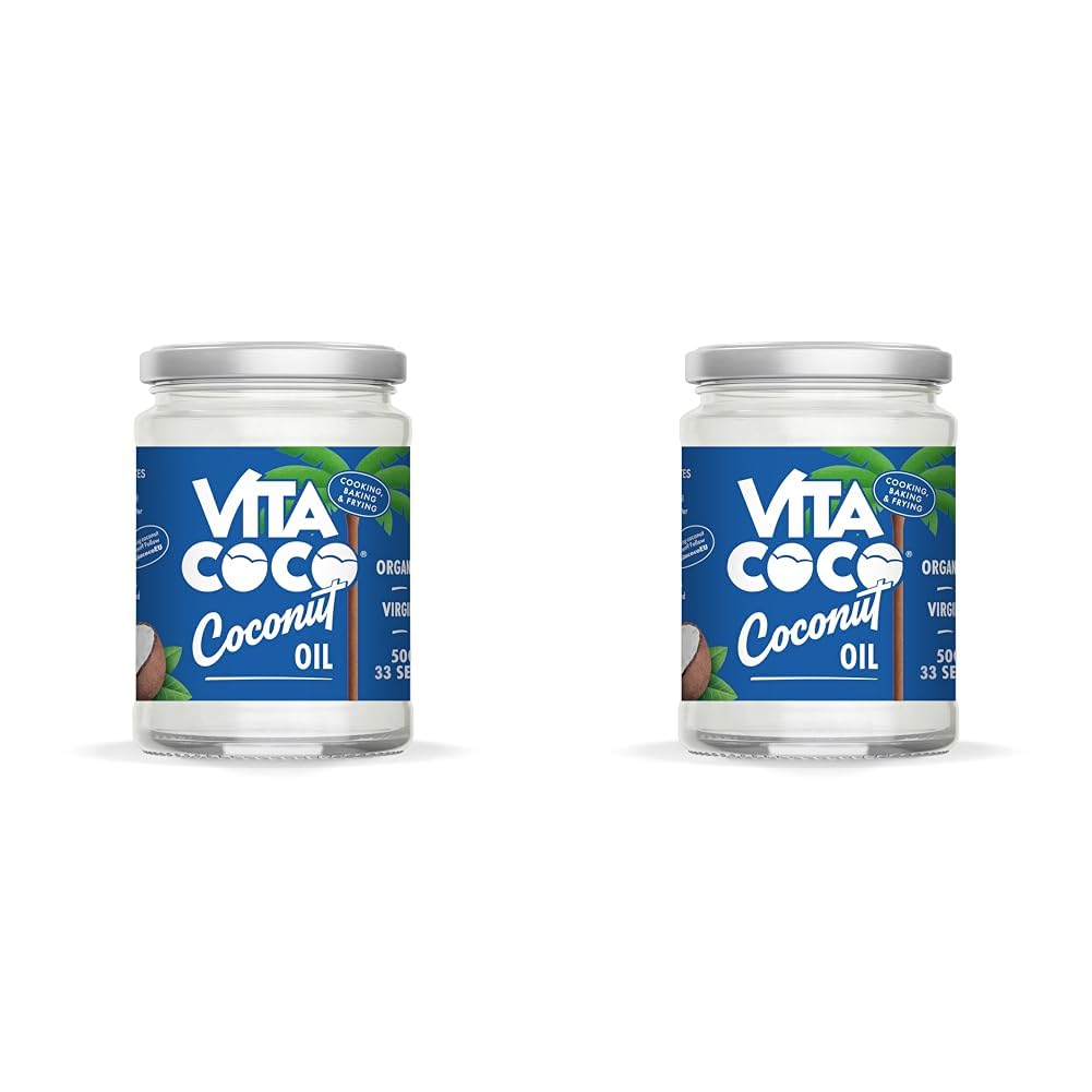 Vita Coco Organic Coconut Oil 250 ml, Extra Virgin, Gluten Free, Use as Cooking Oil, Skin Moisturiser or Hair Shampoo