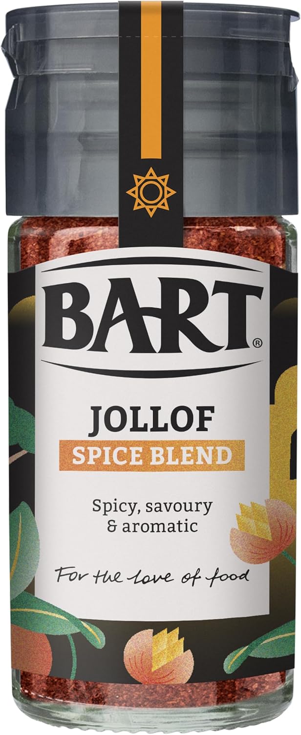 Bart Jollof Spice Blend Glass Jar 40g (West African Cooking)