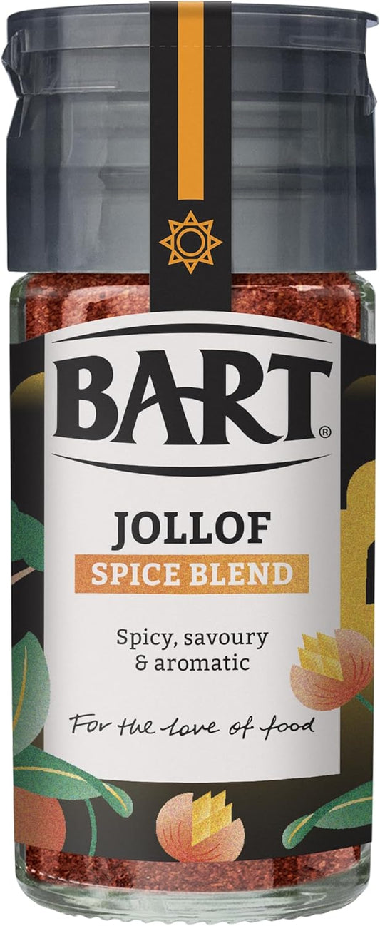 Bart Jollof Spice Blend Glass Jar 40g (West African Cooking)