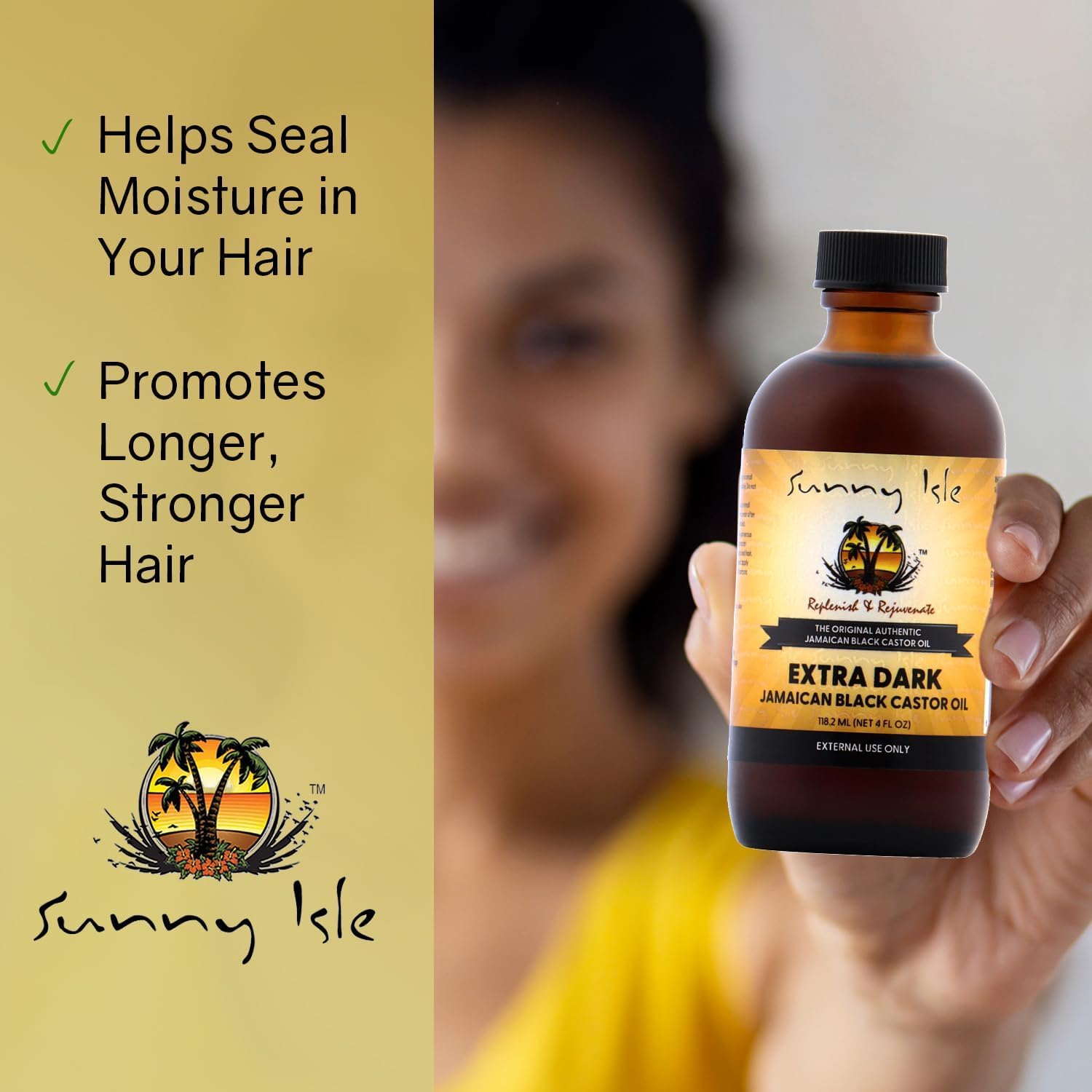 Sunny Isle Jamaican Black Castor Oil Extra Dark 4 oz