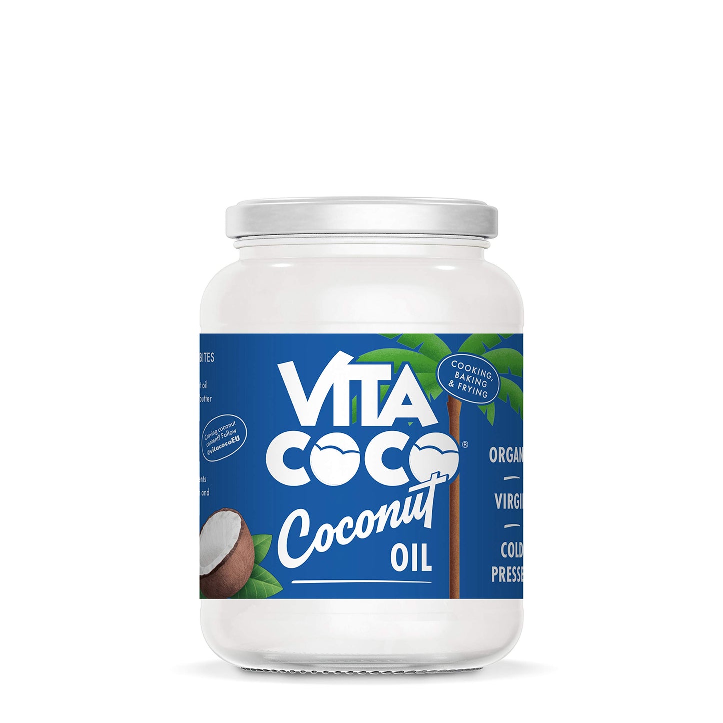 Vita Coco Organic Coconut Oil 250 ml, Extra Virgin, Gluten Free, Use as Cooking Oil, Skin Moisturiser or Hair Shampoo